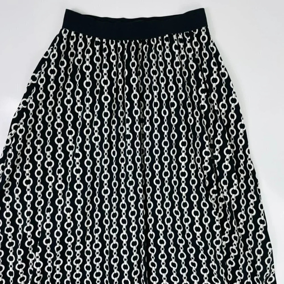 Bonnie Alex Black Chains Midi Skirt Size‎ Medium - Picture 3 of 7